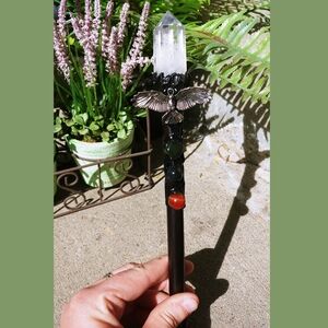 Clear Quartz Crow Wand